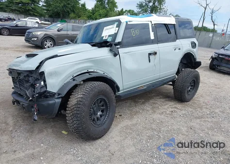 2022 Ford Bronco Black Diamond из США, поврежденный, VIN 1FMEE5DH0NLA87792